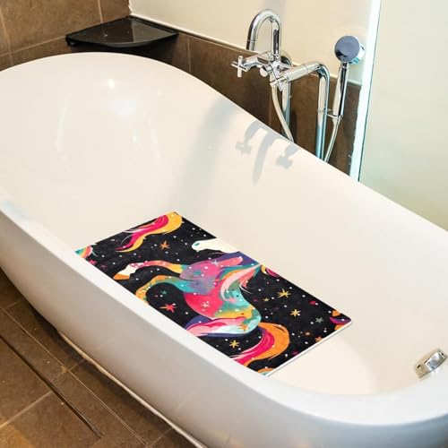 Alfombrilla de baño antideslizante de secado rápido con drenaje eficiente y ventosas 6