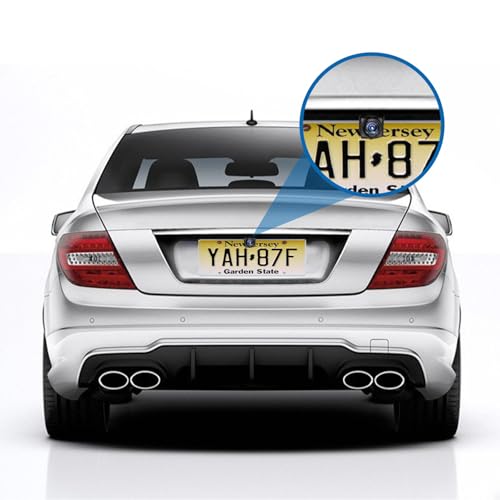Image of Universal Car Rear View Camera License Plate Bracket,Stainless Steel Backup Camera Mount, Car Trim Removal Tool Kit Rear Camera Mount,Only Installation Holder For Back Up Camera, Fit Most Vehicles
