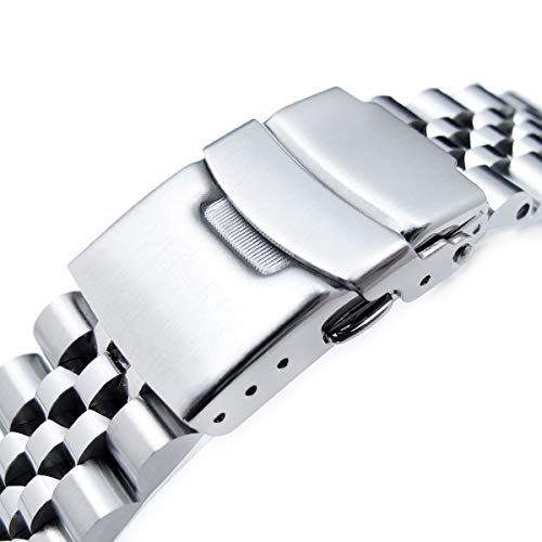 22Mm Super-J Louis Metal Watch Band For Seiko New Turtles Srp777 Srpa21 Brushed #TOP2