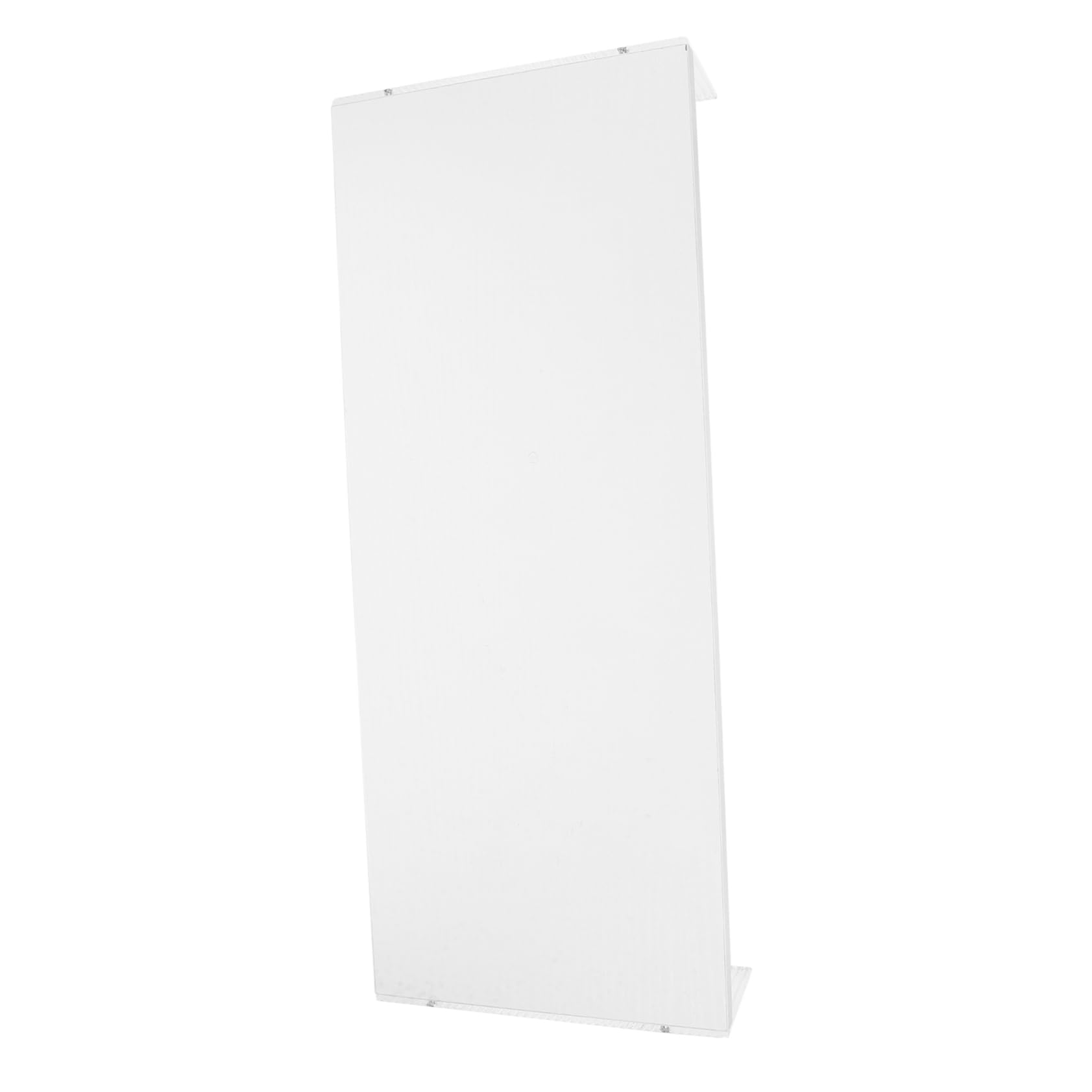Soporte elevador para monitor de escritorio blanco organizador de acrílico para ordenador