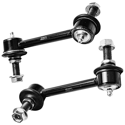 Image of Detroit Axle - 16pc Front End Kit for Buick Rainier Chevy Trailblazer EXT GMC Envoy XL XUV Saab 9-7x Olds Bravada, Control Arms Tie Rods Ball Joints Front and Rear Sway Bars Replacement