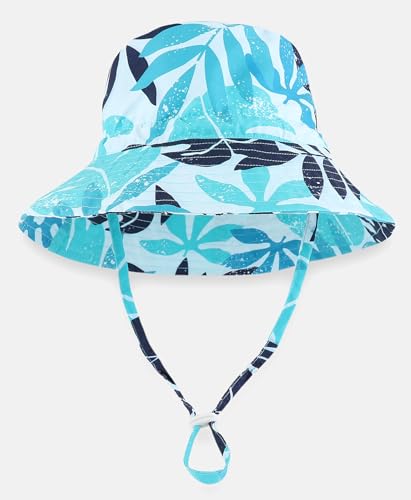 Toddlers Baby Boys' 3-Piece Swimsuit Trunk Rashguard Set and Sun Hat Swimwear Bathing Suit UPF 50+4