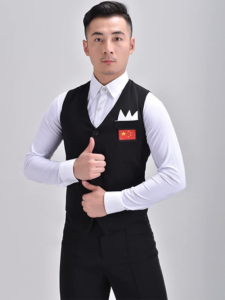 お値下げ★社交ダンスメンズベスト♦リバーシブル♦チェック、ストライプ 19P3050001.jpg