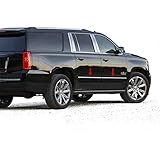 Made In USA! 2015-2016 Chevy Suburban GMC Yukon XL Body Side Molding Trim Overlay 4PC