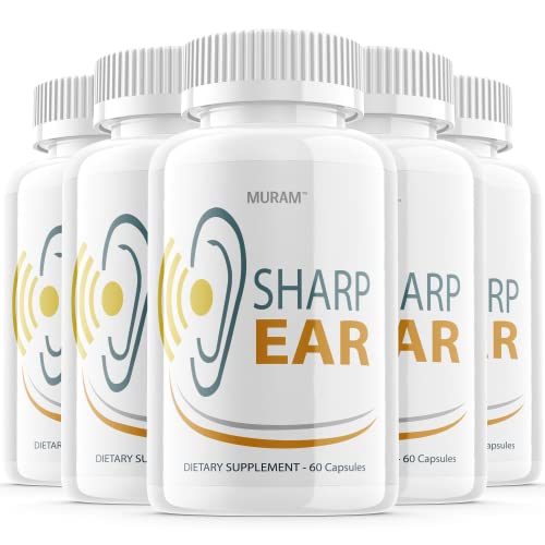 (5 Pack) Sharp Ear Sonus Complete, Advanced Tinnitus Relief Pills Supplement, 5 Bottles, 5 Month Supply (300 Capsules) (5 Pack) Sharp Ear Sonus Complete, Advanced Tinnitus Relief Pills Supplement, 5 Bottles, 5 Month Supply (300 Capsules)