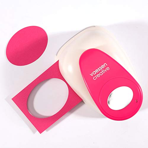 Vaessen Creative Craft Paper Punch Oval Motive Puncher, Multi-Colour, X-Large #TOP5