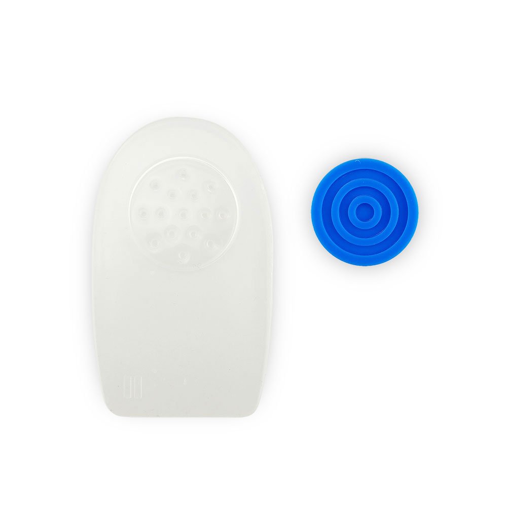 Pedimendtm Silicone Gel Heel Cushion, for Plantar Fasciitis (Ear Studs - 2) | Heel Cushion Pain Relief Heel Pads Calluses Corns Heel Bone Spur | reduce foot pain while standing & standing | Foot Care