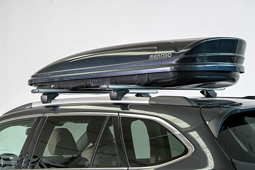 Menabo 36100000 Dachbox Mania 320, glänzend, universal, Dachkoffer aerodynamisch, schwarz - 4