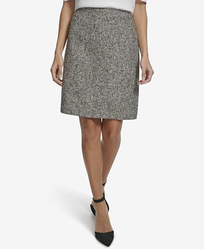 Image of Calvin Klein Womens Centerback Zipper Velvet Wear to Work Suits Skirt