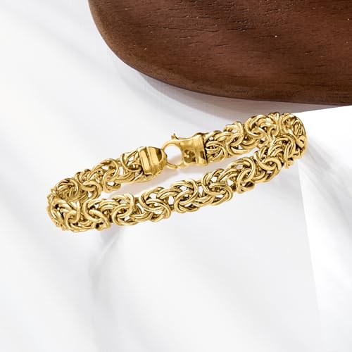 Ross-Simons 10kt Yellow Gold Byzantine Bracelet2