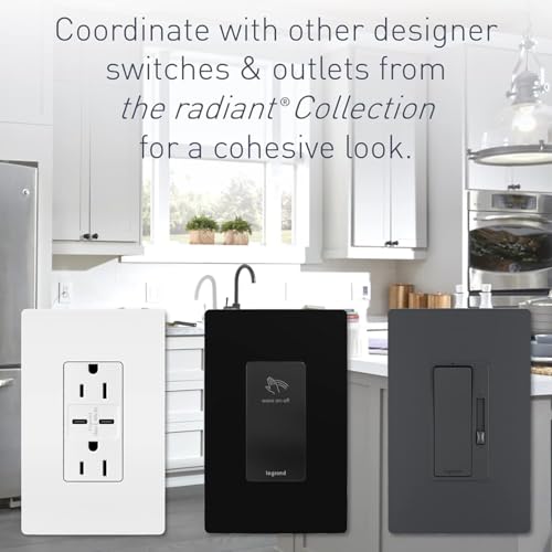 Interrupteur 3 bascules Legrand Radiant pour supprimer les boîtiers multiples - 6