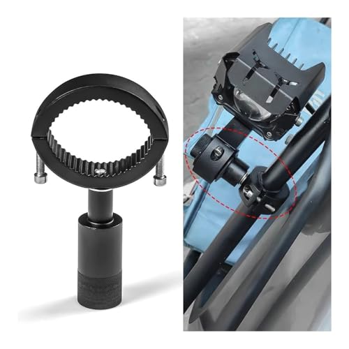 Abrazadera horquilla para focos de moto ajustable a tubos de hasta 60mm 7