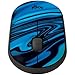 Logitech M340 Wireless Mouse with Limited Edition Prints, USB Receiver and Silent Clicks, Portable Wireless Mouse for Laptop, PC, Windows, Chrome, Surface, Blue Galaxy - Optical - 32.81 ft