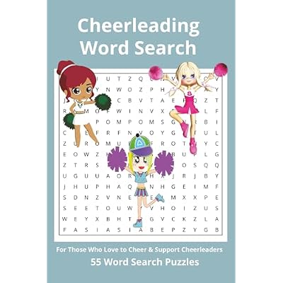 Cheerleading Word Search Puzzles