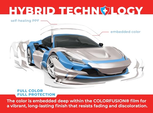 Image of ColorFusion PPF by VViViD, Satin Pearl White Dry Apply PPF Vinyl Car Wrap Roll 1ft x 5ft
