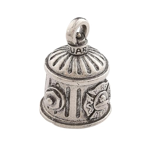 Image of Guardian Bell Good Luck Bell w /Keyring & Black Velvet Bag | Motorcycle Bell | Lead-Free Pewter | Made in USA