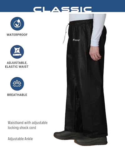 FROGG TOGGS Men's Classic Pro Action Waterproof Breathable Rain Pant2