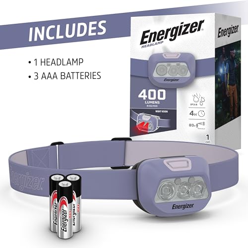 Energizer-LED-Headlamp-HDL-400-IPX4-Water-Resistant-Headlamps-High-Performance-Head-Light-for-Outdoors-Camping-Running-Storm-Survival-LED-Light-for-Emergencies-Batteries-Included