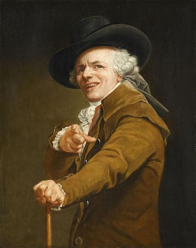 Graffiti Art Mural Ducreux pour Salon - Poster Peinture Moderne 60x90cm