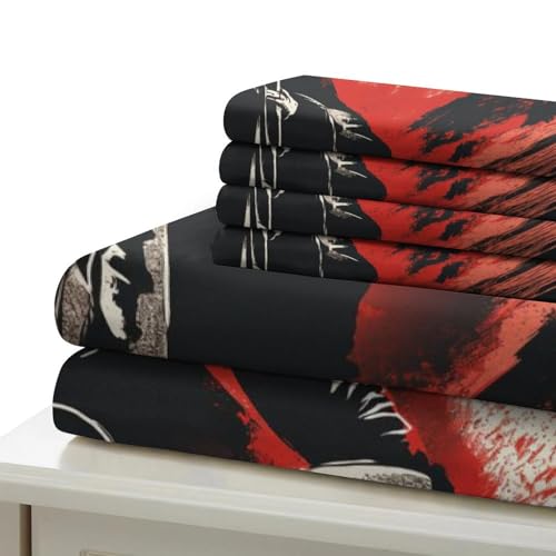 Housses de couettes 3 pièces imprimé 3D microfibre douce - 6