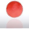 ختم شهادة فارغ - أحمر