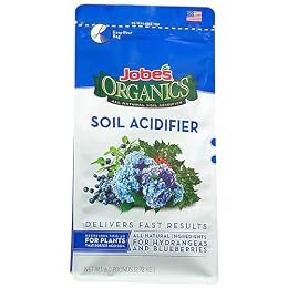 Jobe's Organics Granular Soil Amendment, Organic Soil Acidifier for Blueberry and Hydrangea Plants, 6 lbs Bag