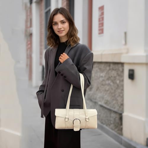 Sac à main en cuir PU avec poignée supérieure tendance - 2