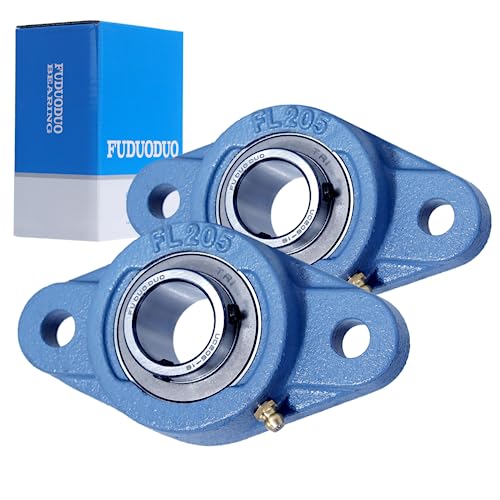 Roulement UCFL205-16 en fonte solide avec deux paliers robustes de 2,5 cm