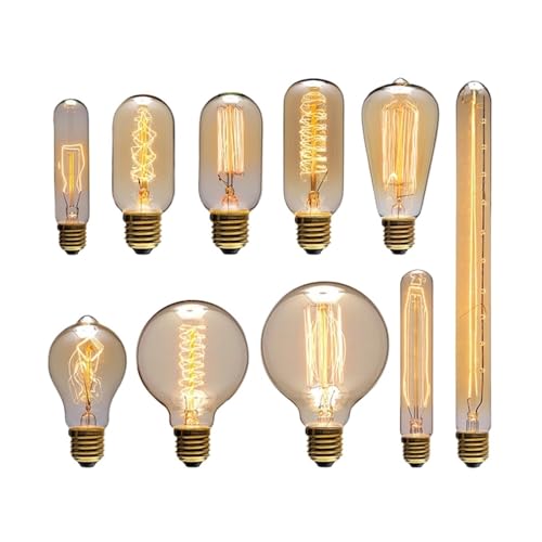 ���g���d�� E27 40W 220V A60 ST64 G80 G95 T45 �A���v�������v �t�B�������g(ST64 Filament)