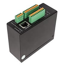 Ethernet Remote IO Module, LED Indicator 1 Port Ethernet Switch IO Acquisition Module Easy to Use for Data Collection 4-20mA