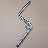 CDHPOWER One Piece Chrome Crankarm Set,Wide One Piece Bike Crank to Crank Assembly Kit 1pc