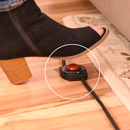 New! Electes 15 Feet 3 Grounded Outlets Extension Cord With Foot Switch And Light Indicator, 16/3, Black - Ul Listed {3 Pack} #TOP4