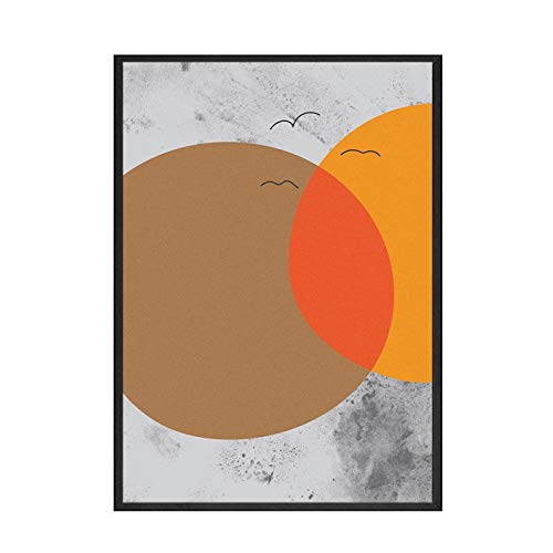 Image murale art moderne 50x70cm lot de 2 toiles géométriques sans cadre
