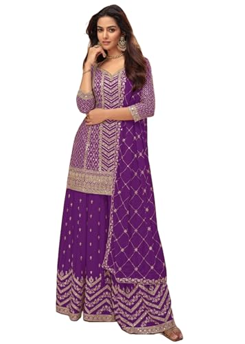 Sharara 11092 costume en véritable Chinon pour exprimer votre élégance