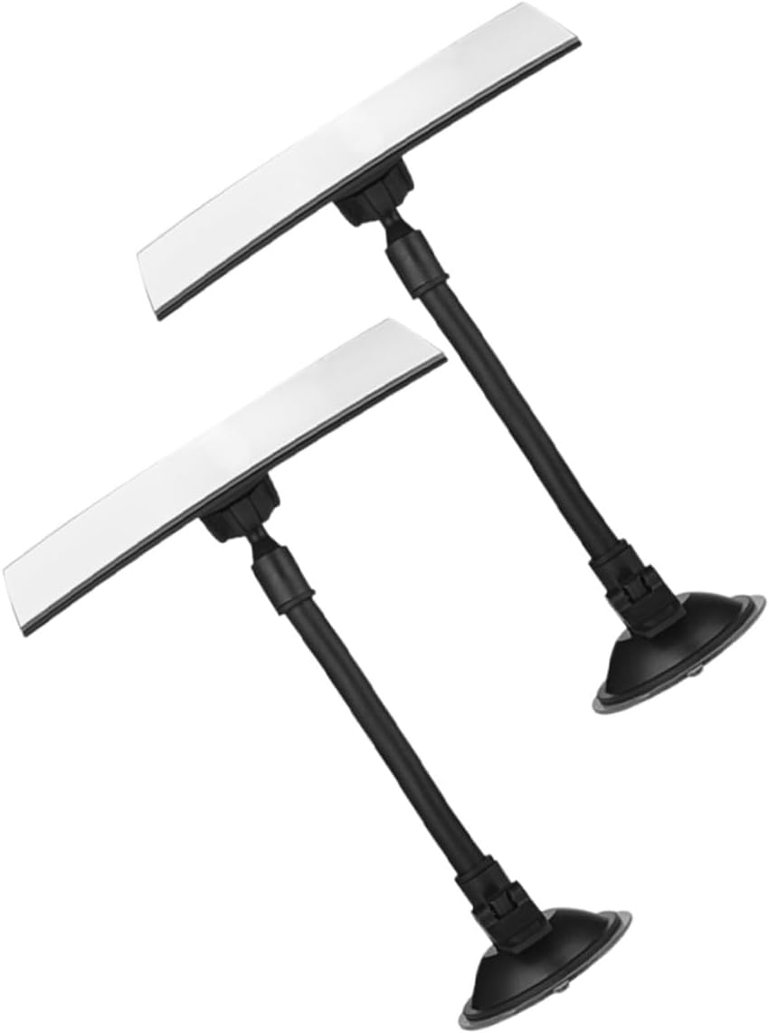 2pcs Car Mirror Rear Facing Car Seat Mirror with Suction Cup for Safety for Backseat Monitoring