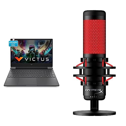 Image of HP Victus Gaming 12th Gen Intel Core i7 12650H 15.6 inch(39.6 cm) FHD Gaming Laptop & Quadcast