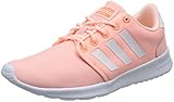 Schaftstoff: Kunststoff adidas Damen Cloudfoam QT Racer Gymnastikschuhe, Pink (Haze Coral S17/Ftwr White/Hi-Res Orange S18), 40 EU