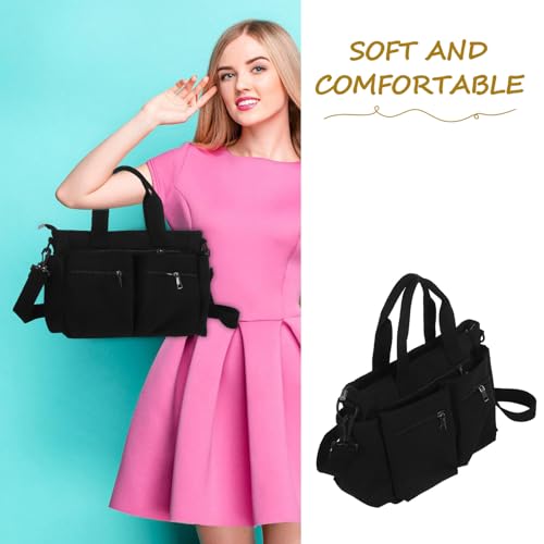 Sac à main léger multi-compartiments en nylon grand format - 2