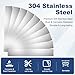 AOKLIT 50 Pcs Shim Stock Assortment, 304 Stainless Steel 1