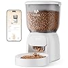 Automatic Cat Feeder WiFi: 5G Smart Auto Pet Feeder with App Remote Control- Timed Feeding Cat Food Dispenser with Airtight Lock-Fresh- Easy to Clean& Dual Power Supply 1-10 Meals per Day