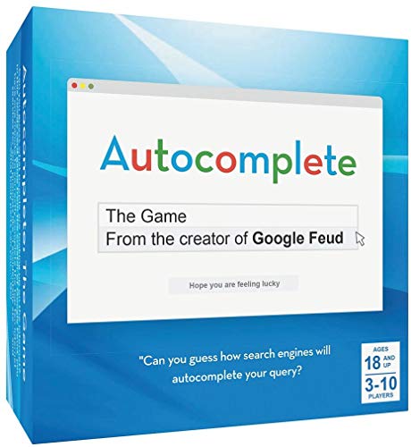 Chronicle Books Autocomplete: The Game: an Autocorrect Guessing Game for Adults, for 3-10 Players, Ages 18+, Funny After Dinner Party Games for a Group