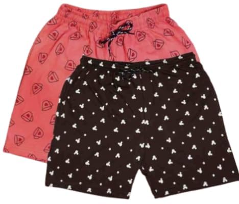 kunjus Casual Printed Lounge Shorts for Women Pack of 2 (Prints and Colors May Vary)-picture-32
