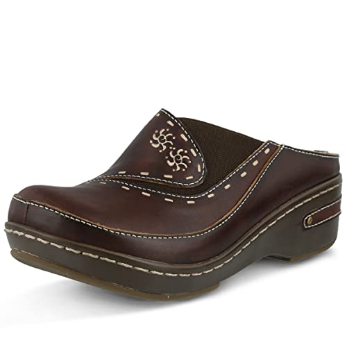 L'Artiste Women's Olive Green Chino Clogs EU 40/US 9