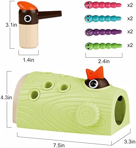 TOP BRIGHT Toddler Magnetic Bird Toys for 2 3 Year Olds Boy Girl Gifts, Learning Games for Two Year Old Birthday Present, Montessori Sensory Toys for Kids Age 2 3 4