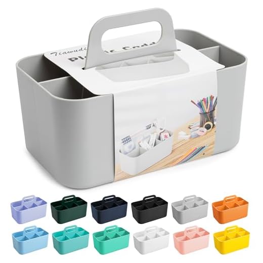 23+ Cozy Small Facial Room Ideas for a Relaxing Retreat 4 Tiawudi Multipurpose Caddy Organizer, Plastic Caddy with Handle, Stackable Desk Organizer for Stationery, Marker and Pencil, Office Supplies Organizer, Dorm Caddy