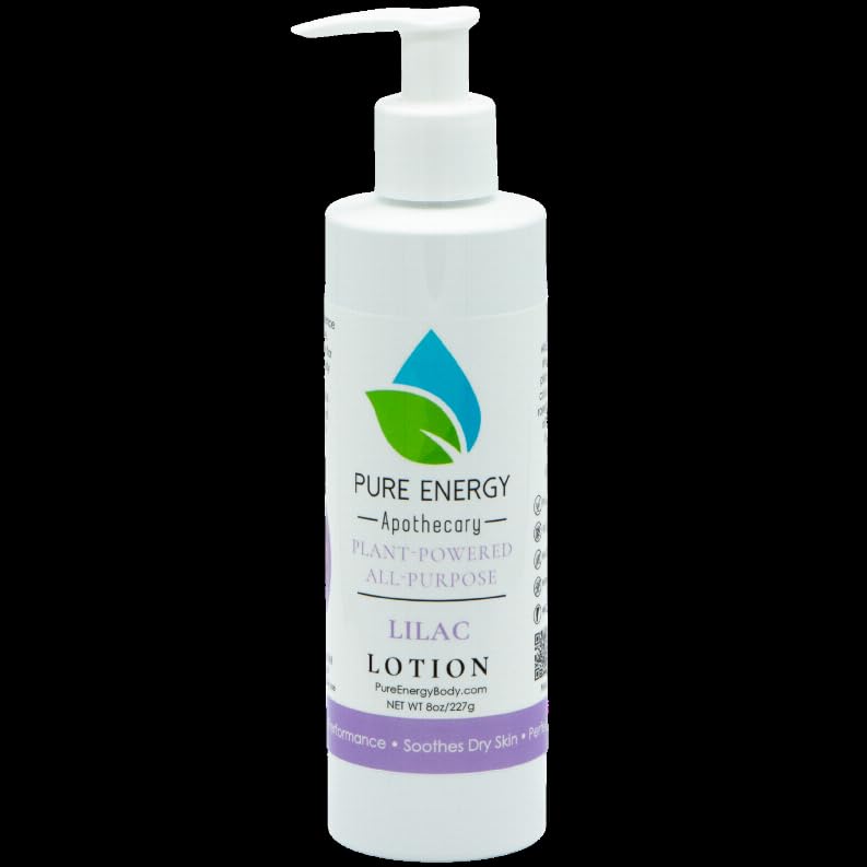 Pure Energy Apothecary NATURAL HAND AND BODY LOTION, 8 OZ (LILAC & LILIES)