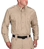 Propper Men's Long Sleeve Tactical Shirt - X-Large Long - Khaki