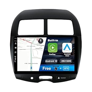 Mitsubishi ASX autoradio met draadloze carplay en Android auto