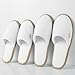 BERGMAN KELLY - Spa Slippers - Disposable Indoor House Slippers - Closed Toe House Shoes for Men & Women - Value Pack Hotel Indoor Shoes for Guests - Washable & Reusable for Travel & Wedding