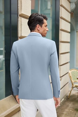 Image of COOFANDY Mens Casual Blazer Slim Fit Suit Jacket One Button Sport Coats | Lightweight Blazer,Real Welt Pocket,Business Casual Wear,Wedding,Prom,Date,Party